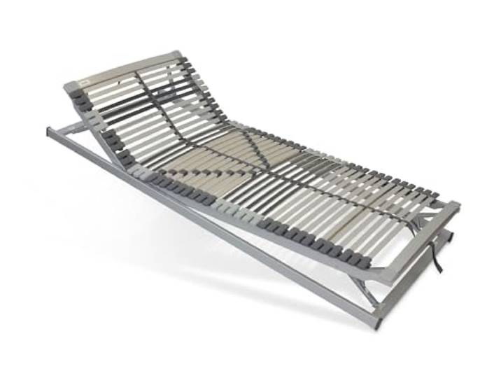 Lattenrost 120x190 verstellbar - Nimbo 44 KFV - 44 Leisten - Sofort Einsatzbereit - 7-Zonen - Lattenrahmen