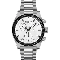 Tissot PR516 Quarzwerk, Edelstahlband, Weiß, 40mm Herrenuhr T149.417.11.011.00