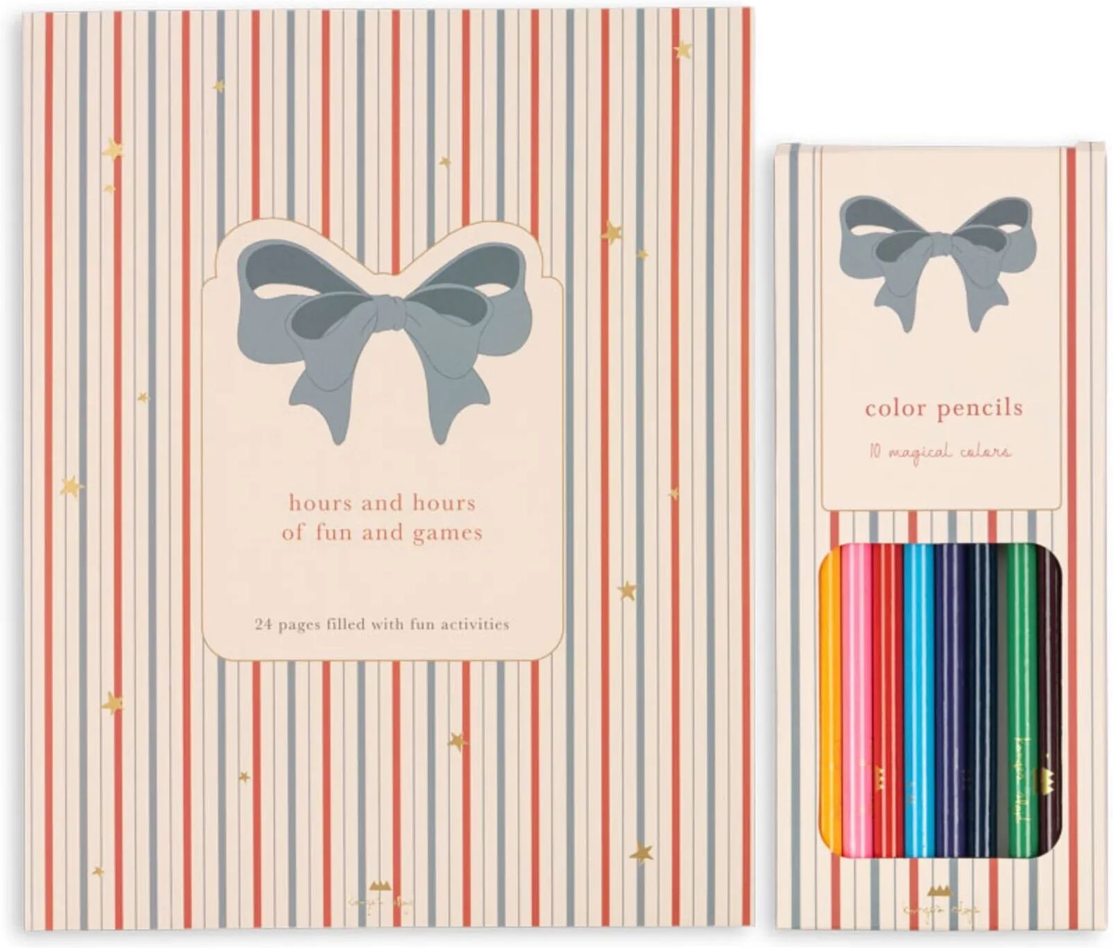 Konges Sløjd Cahier d'activité avec ses crayons de couleur Multicolore taille unique