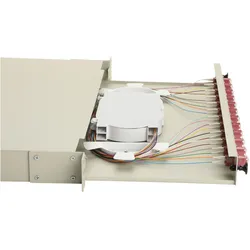equip LWL-Spleisskasten 12-Port LC-Duplex OM4 1U komplett gr, Server Zubehör, Grau