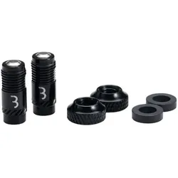 BBB CYCLING Ventilkappen-Set CoreCap 2 Stück | schwarz