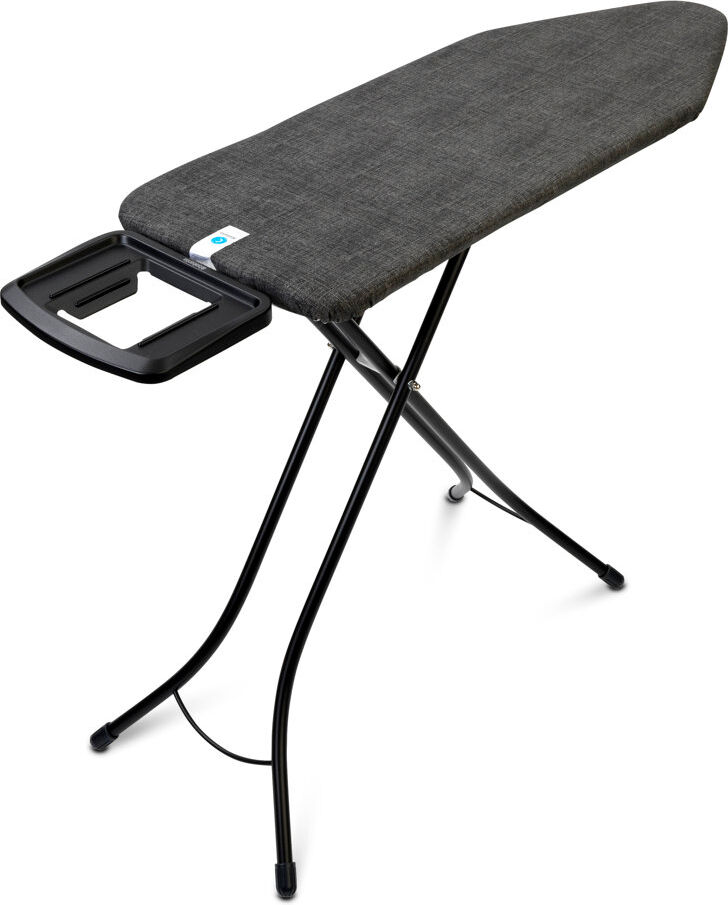Brabantia Size C Ironing Board with Solid Steam Iron Rest Denim Black 45cm W X 124cm L