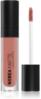 NOBEA Day-to-Day Matte Liquid Lipstick batom líquido com efeito mate tom Pink Lavender #M11 7 ml. Day-to-Day Matte Liquid Lipstick