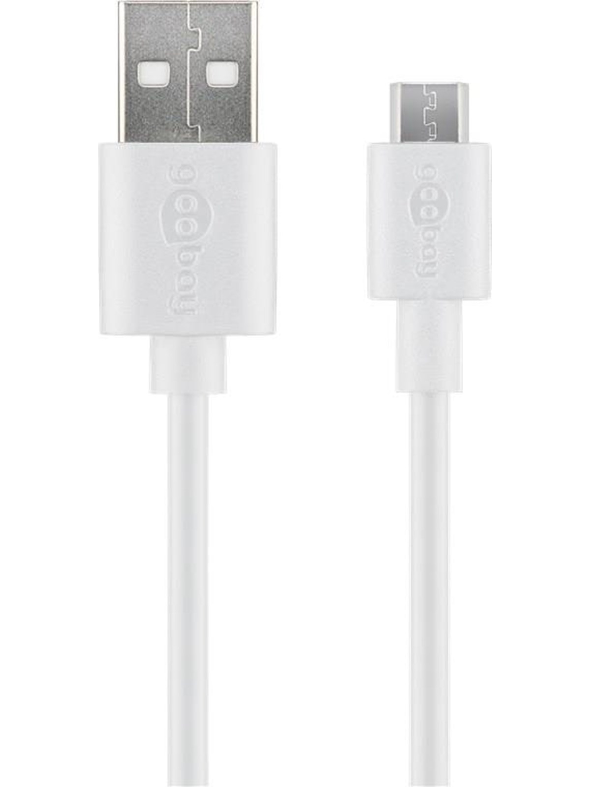 Pro USB-A USB Micro-B - 0.5m - Weiß