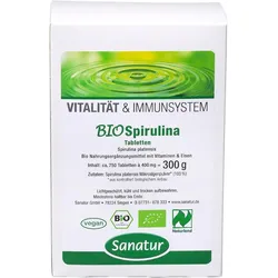 Spirulina Bio Tabletten Nachfüllpacket 750 ST