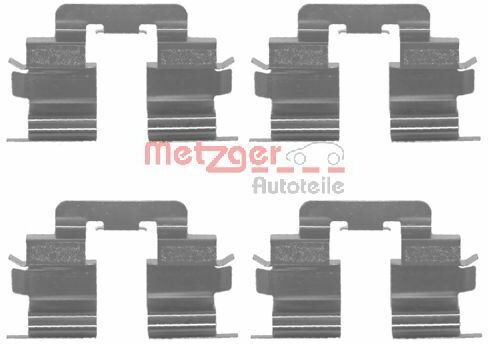 Metzger Autoteile Zubehörsatz, Scheibenbremsbelag 109-1215
