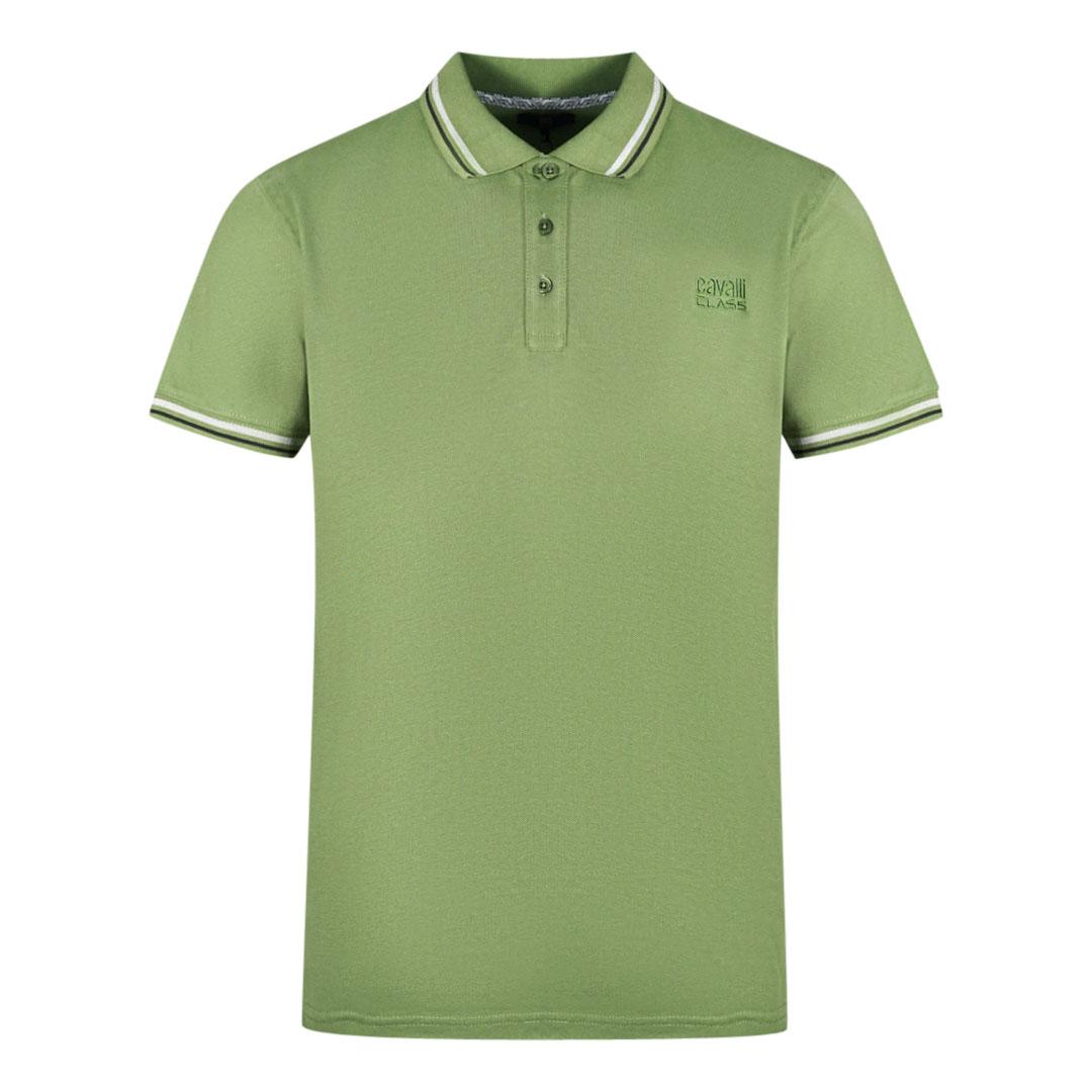 Cavalli Class Tolkdak Groen Poloshirt
