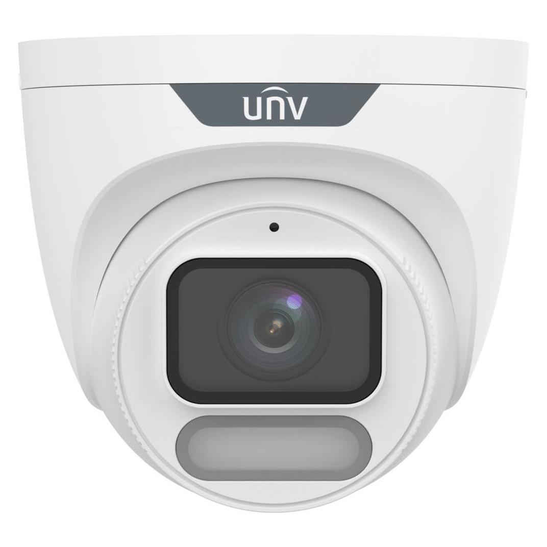 Uniview EasyStar Colorhunter 8mp Owlview Wise-past-Turmkuppelkamera mit 4-mm-fester Objektiv, Mikrofon (IPC3628LE-ADF40K-WP)
