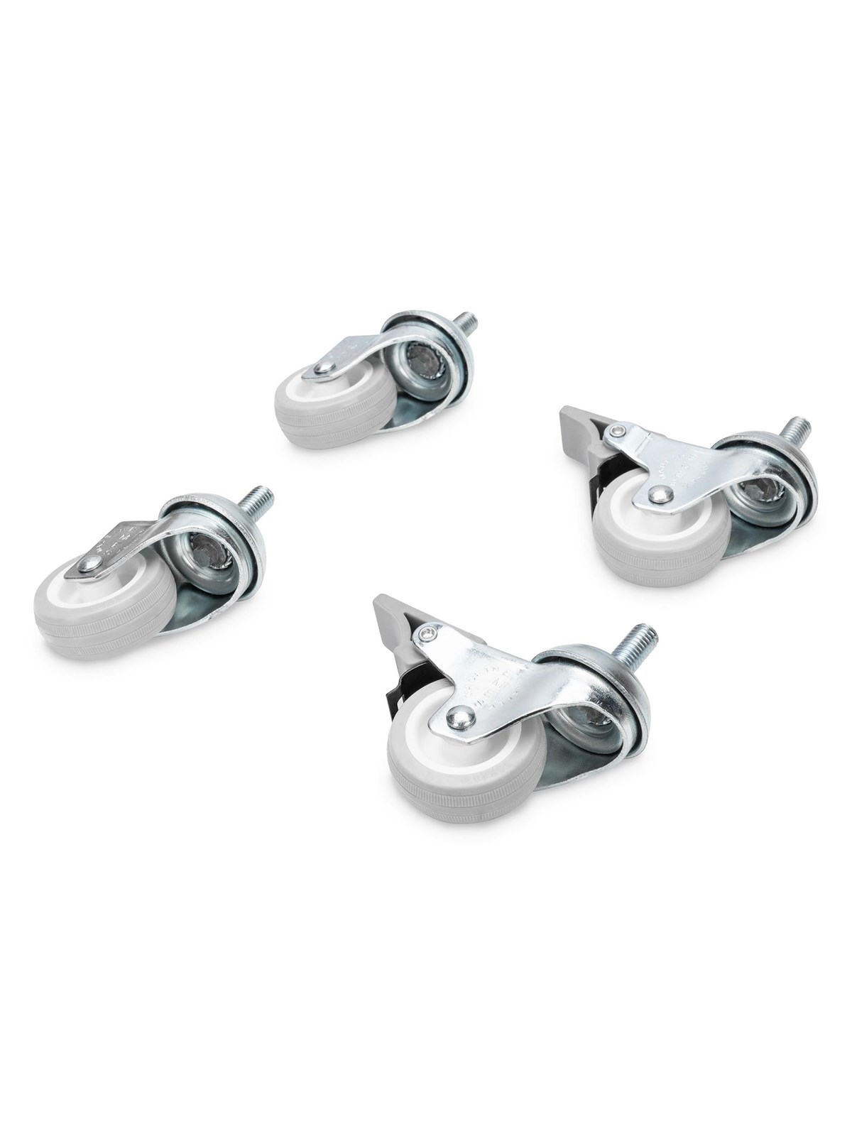 DIGITUS Lockable castors for standard wall mounting cabinets Unique Set (4 pcs.)
