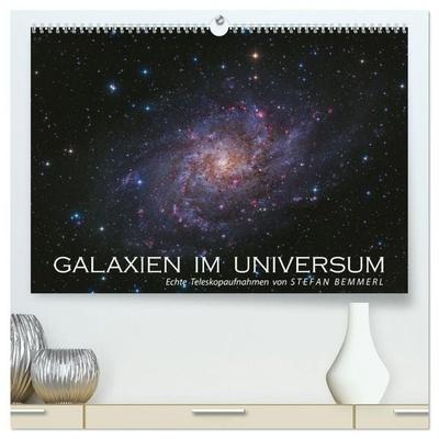 Galaxien im Universum (hochwertiger Premium Wandkalender 2027 DIN A2 quer), Kunstdruck in Hochglanz
