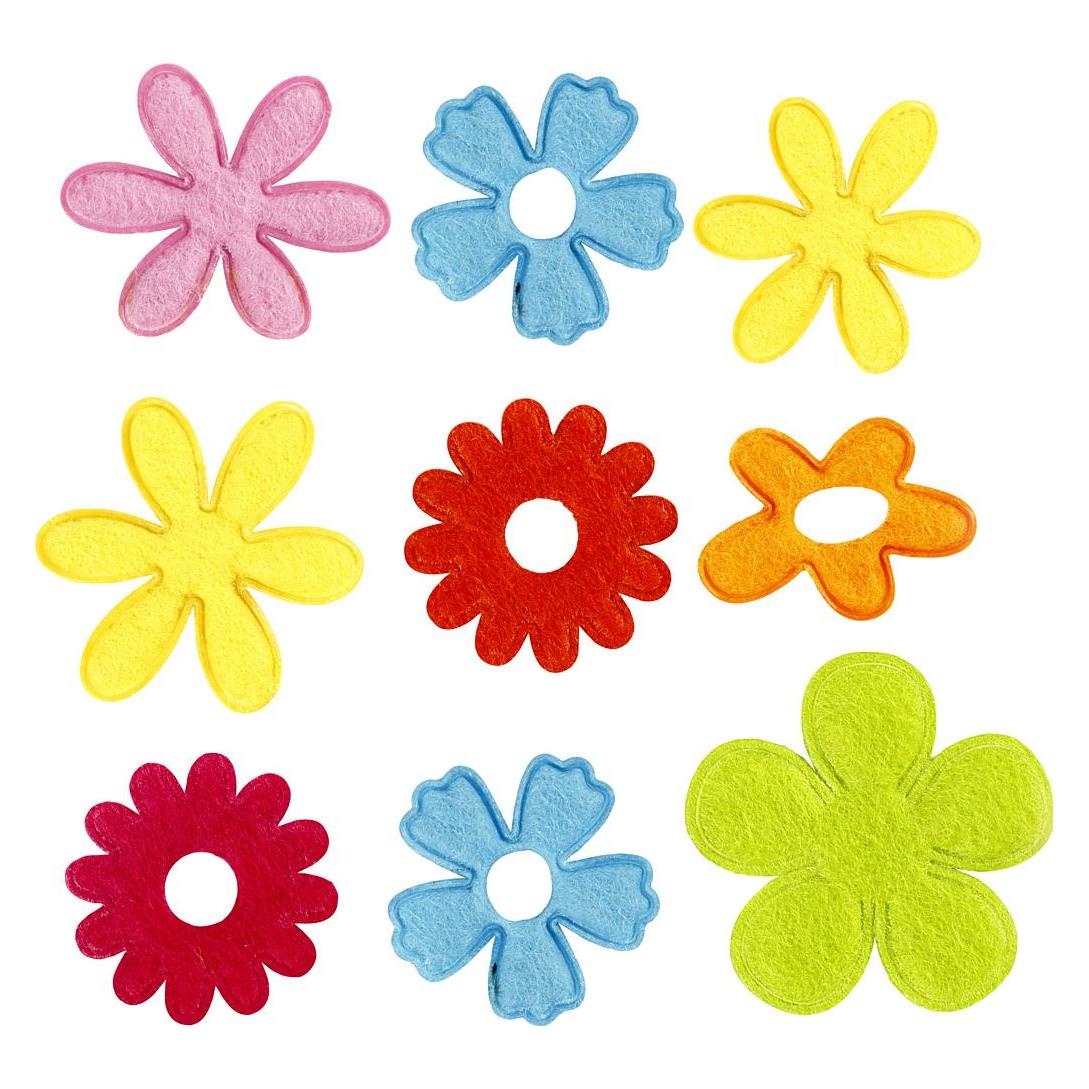 Creativ Company Felt Flowers (3.50 x 4.50 cm) (5707167108710)