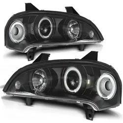 Scheinwerfer Angel Eyes passend für Opel Tigra A Bj. 94-00 Schwarz