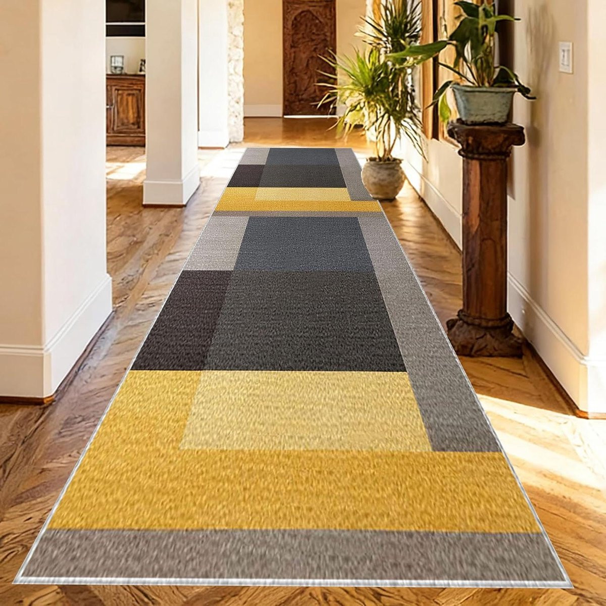 Wasbare antislip keukenloper voor keuken, hal of badkamer, 60 x 350 cm, Kleur-0865