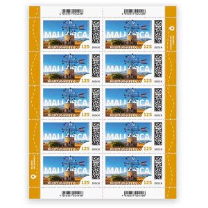 DeutschePost Briefmarken Set, 10 Stück à 1,25 EUR, Mallorca, international, nassklebend