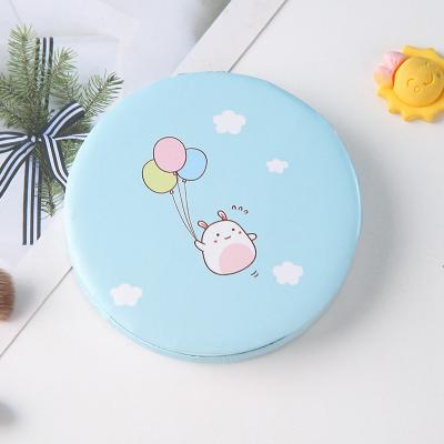 Fusion Finds Cute Cartoon Compact Mirror Travel Makeup Mirror With Double Sided Folding Design For Purse & Touch Ups blue