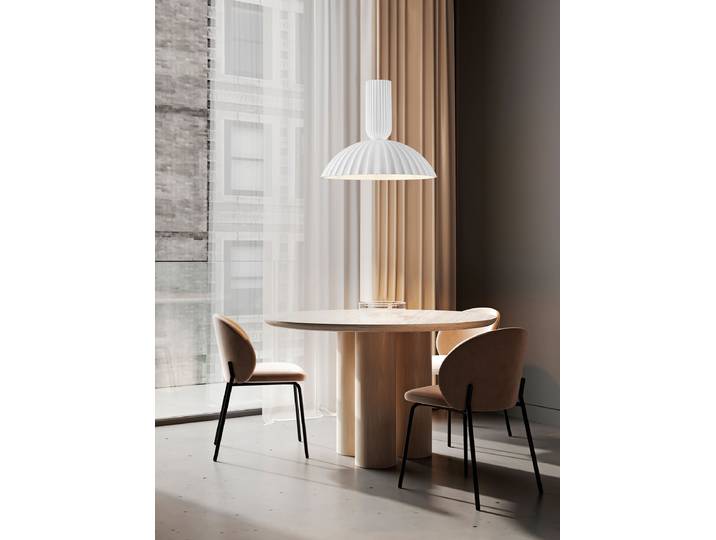 Suspension Ammos Ø 50cm Blanc Céramique E27