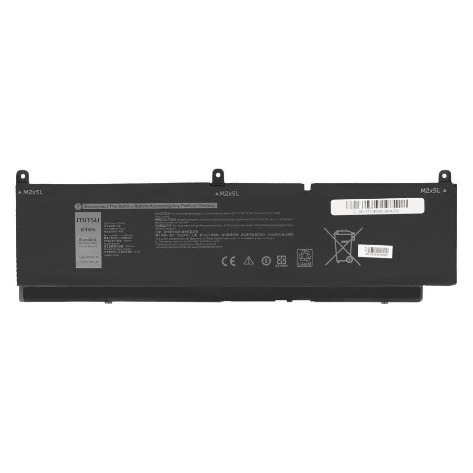 Mitsu DELL PRECISION 7400mAh 84Wh 11,4V (7400 mAh) (BC/DE-7550)