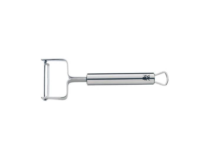Sparschäler WMF PROFI PLUS , silber (silberfarben), B:5,5cm L:17cm, Edelstahl, Küchenschneider, Sparschäler