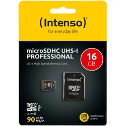 Intenso MicroSDHC Card 16 GB - UHS-I Class10