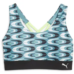 PUMA Retro Glam Strappy Mid Support Sport-BH Damen 48 - bold blue M