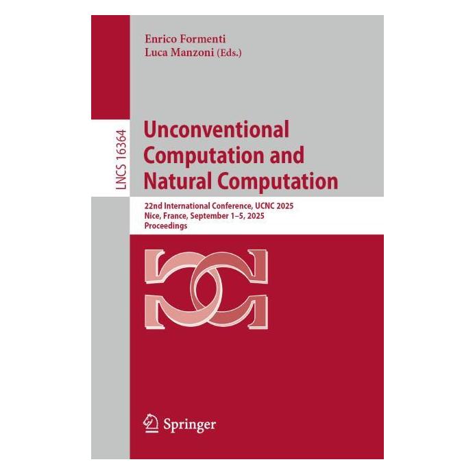 Springer Unconventional Computation and Natural Computation (Englisch, Softcover, Enrico Formenti, Luca Manzoni) (65431400)
