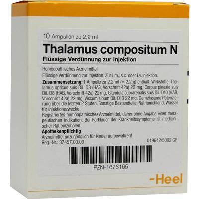 Biologische Heilmittel Heel GmbH THALAMUS compositum N Ampullen 10 St 01676165