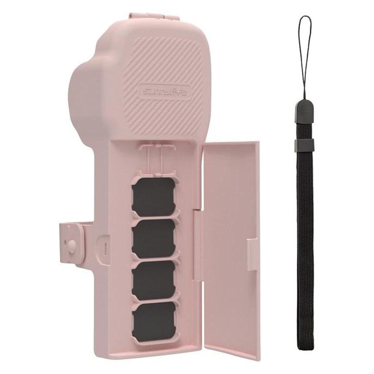 Sunnylife protective case with strap and lanyard for Osmo Pocket 3 (pink) (OP3-K019-P)