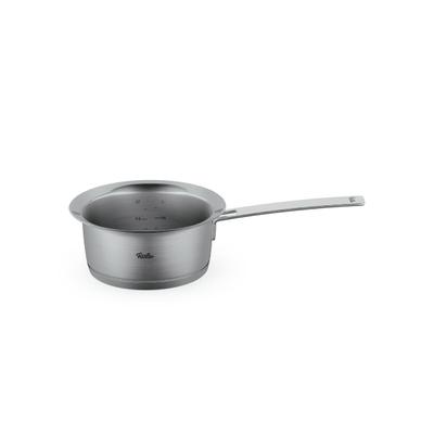 Kasserolle FISSLER "Phi Collection", silber (silberfarben), B:19,5cm H:9cm L:38cm Ø:16cm, Töpfe, Kasserolle, cookstar Allherdboden; Edelstahl 18/10; Made in Germany
