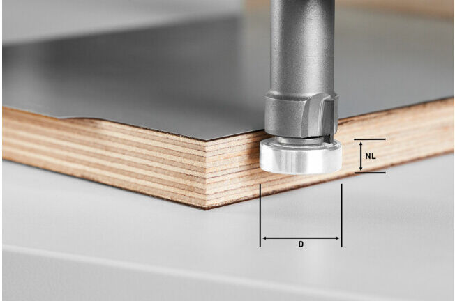 Fraise à affleurer Festool HW D22/8-OFK (490085)