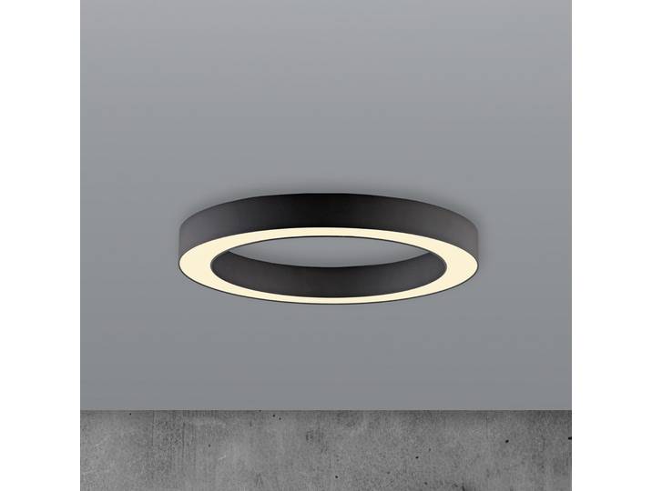 Plafonnier LED Lines, Ø 35 cm, graphite, CCT, télécommande - PURE - Salon / séjour - Moderne - Métal - Rond