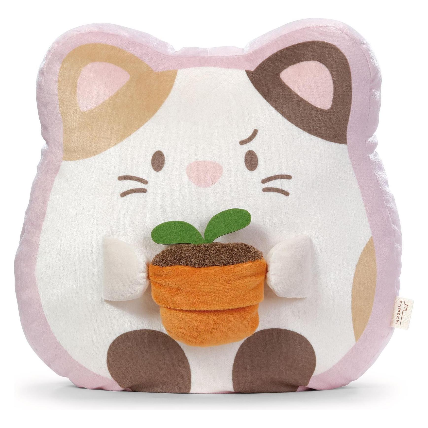NICI Plüschkissen Katze Angy mit Blumentopf (12 x 35 cm) (62390)