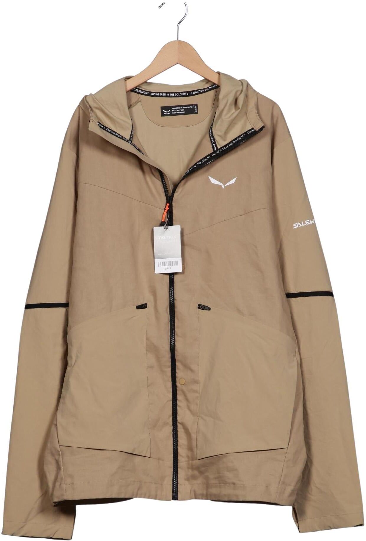 Salewa Herren Jacke, Beige, Gr. EU 52, Hanf / Synthetik / Elasthan - Second Hand