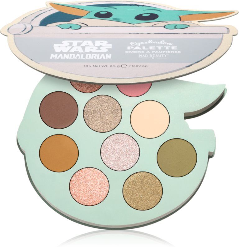 Mad Beauty Star Wars Grogu Eyeshadow Palette 10x2.5 g