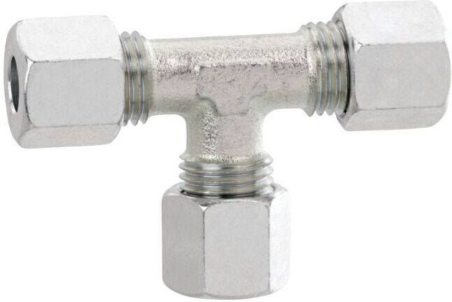 GOK T-Verschraubung 0771400 8 x 8 x 8 mm, Baureihe L, Schneidring Typ D