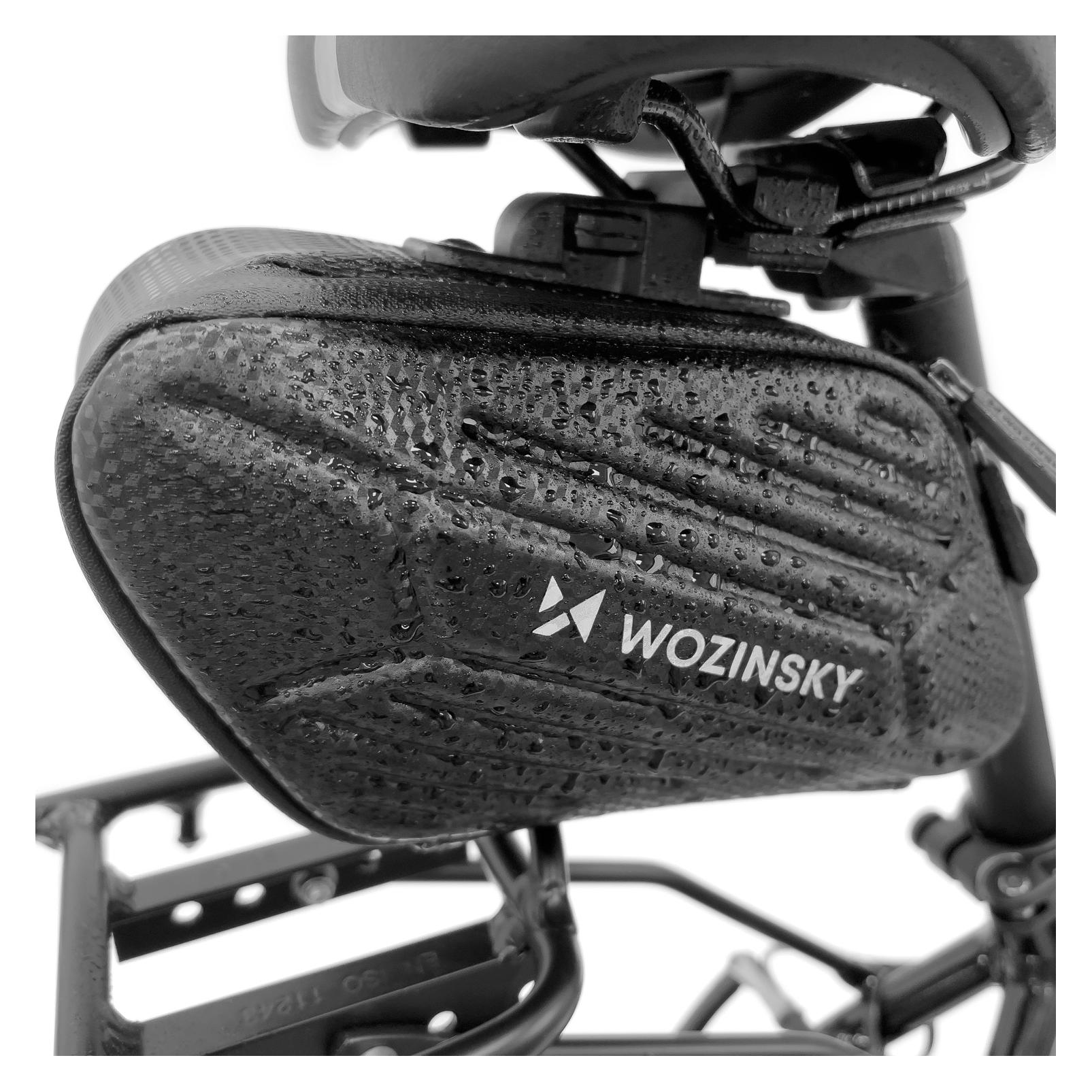 Wozinsky Fahrradsatteltasche 1.5L wasserdichte Tasche schwarz (WBB27BK) (1.50 l, Satteltasche) (5907769301445)
