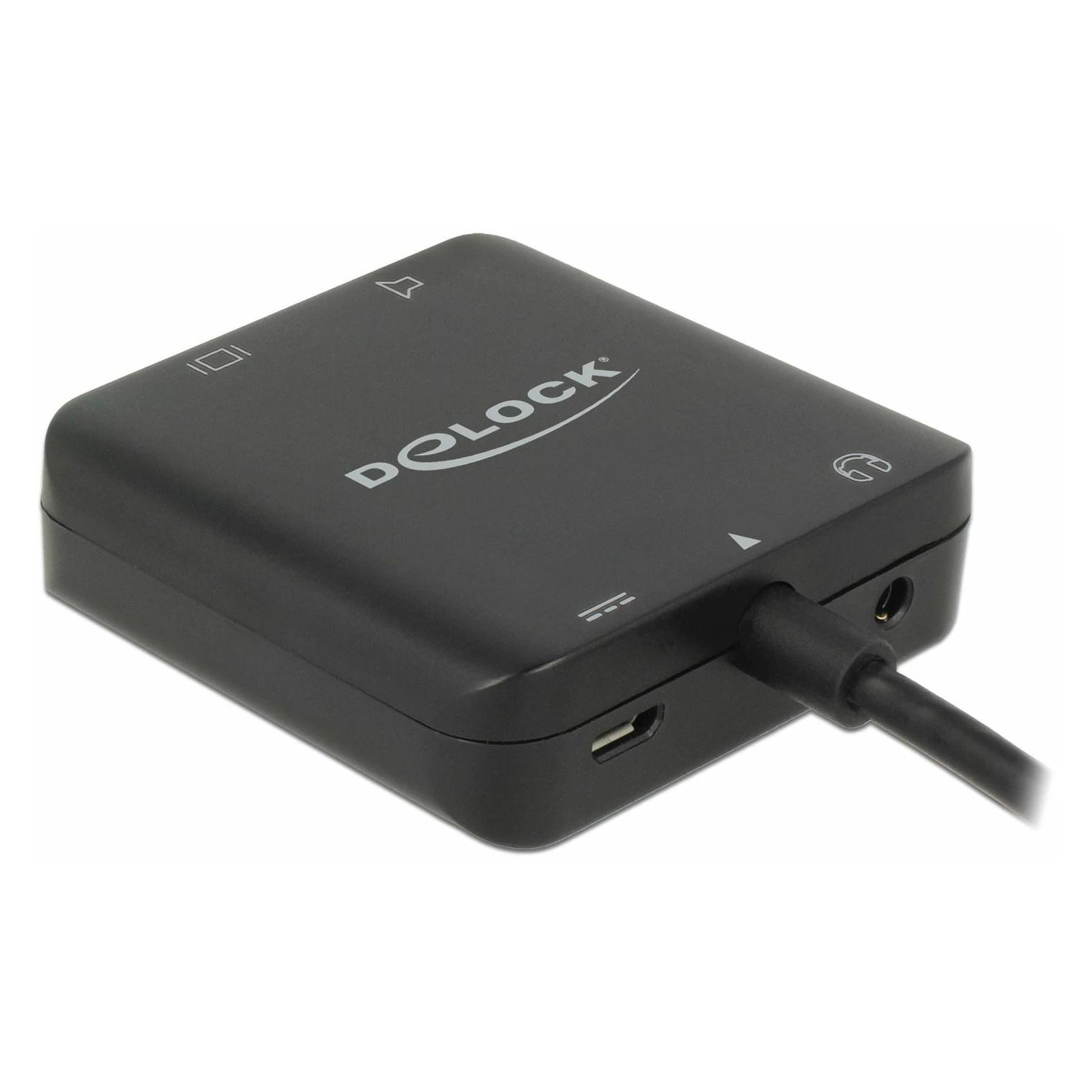 Delock HDMI Audio 5.1 Extractor, 4K, 60Hz (HDMI, HDMI) (63276)