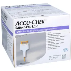 Accu-chek Safe T Pro Uno II Lanzetten 200 St