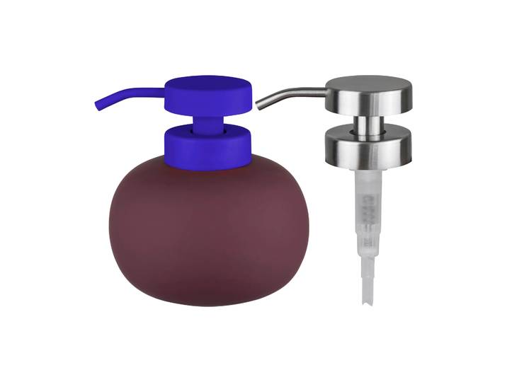 Mette Ditmer Distributeur de savon bas Lotus Play, avec 2 pompes Wine