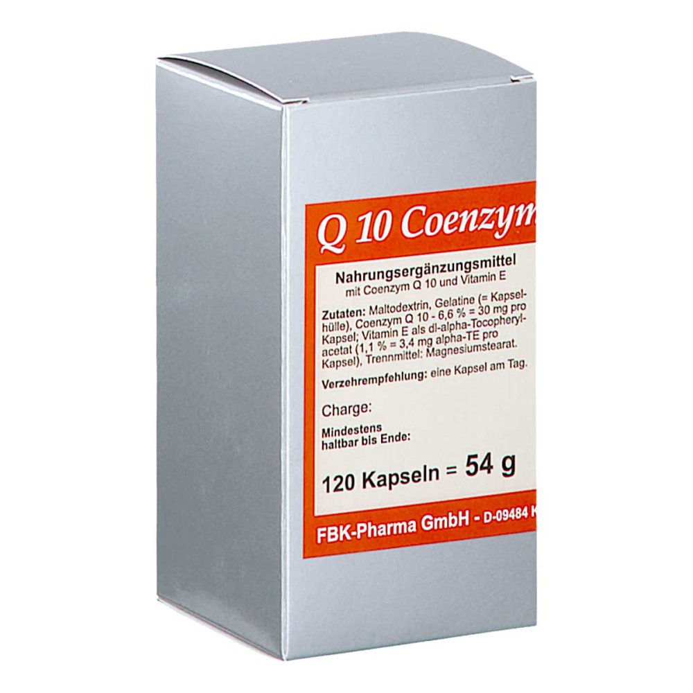 FBK-Pharma GmbH Q10 1 X 1 pro Tag Kapseln 07412616