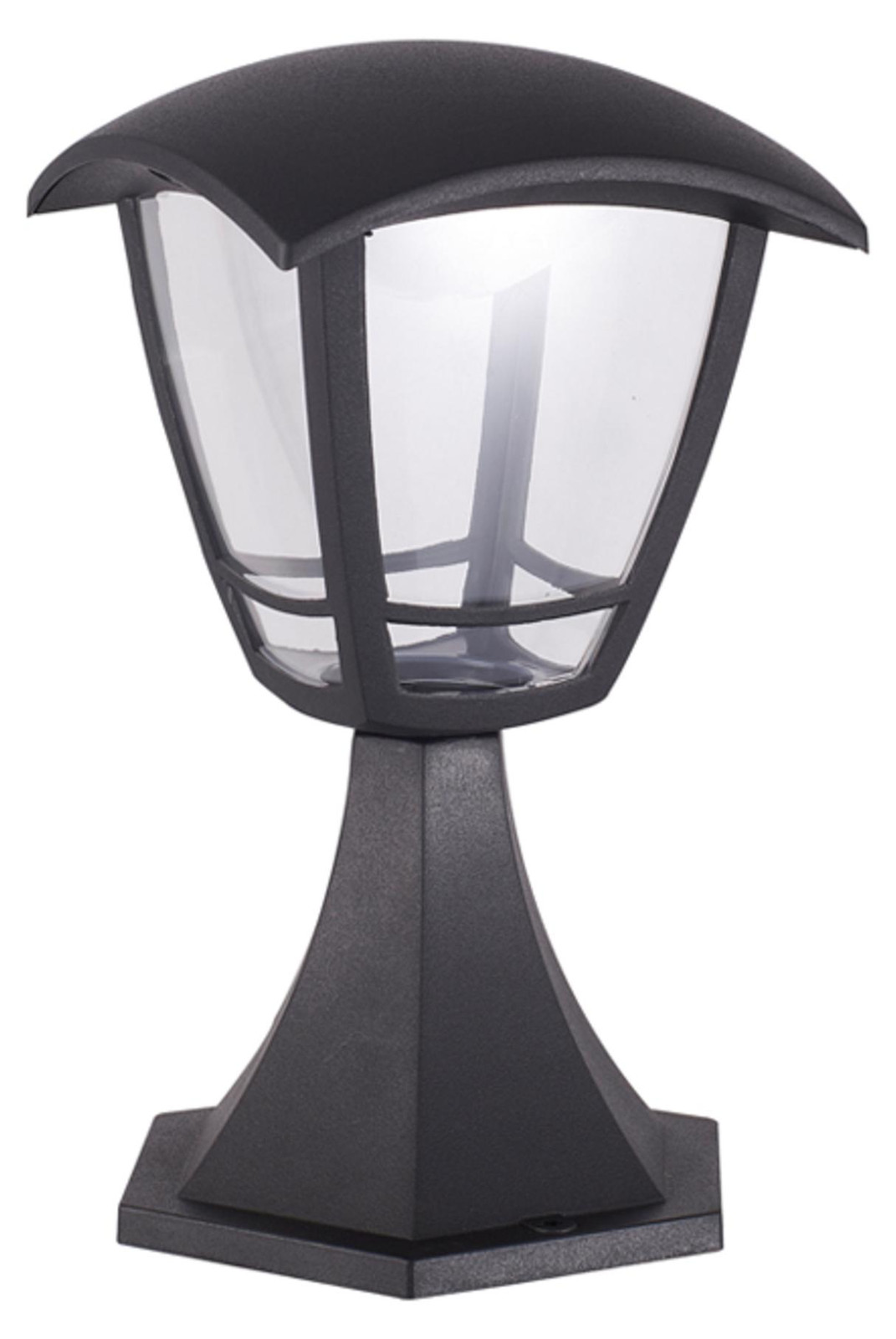 Ecolite Verona ZGL001B-STJ LED Buitenlamp met zwarte paal, 8W