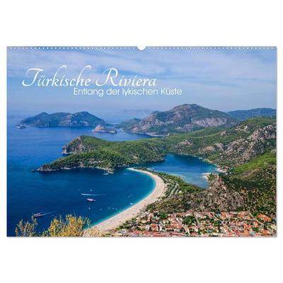 Türkische Riviera - Entlang der lykischen Küste (Wandkalender 2027 DIN A2 quer), CALVENDO Monatskalender