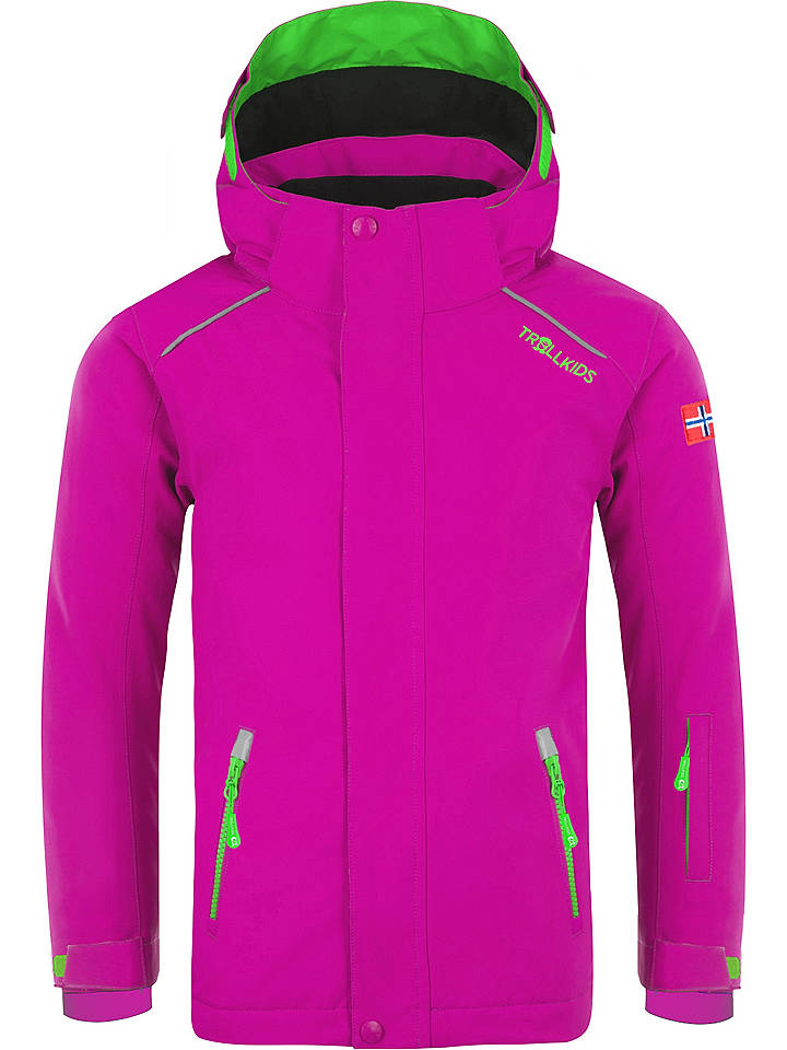 Trollkids Ski-/ Snowboardjacke "Holmenkollen Pro" in Pink - 128