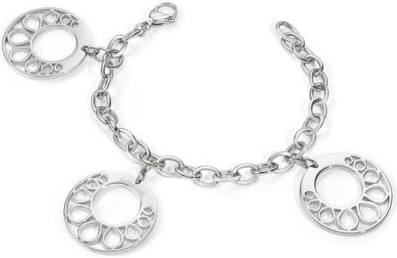 Pulsera Morellato Syb03 Con Charms Circulares Calados 18cm Niña