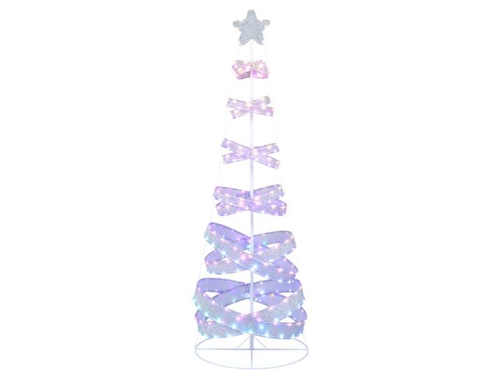 Sapin de noël lumineux spirale pré-illuminé blanc 210cm