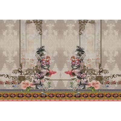 Fototapete LIVING WALLS "Walls by Patel Oriental Garden", bunt, B:4m L:2,7m, Vlies, Tapeten, Vlies, Wand