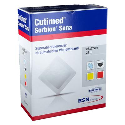 Cutimed Sorbion Sana Wundauflage 22x22 cm 24 St Pflaster