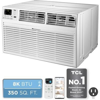 TCL 8,000 BTU Smart Through-the-Wall Air Conditioner with Heat