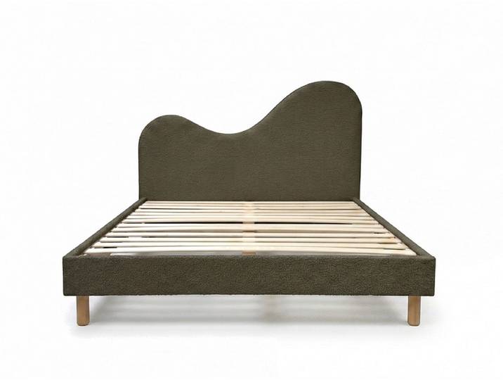 Bett BOBOCHIC CELINA 160x200cm holz grün