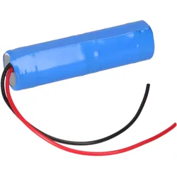 NiCd Notleuchten-Akkupack 2,4V 4,0Ah HT Stange – L21NICD4000 D, 20cm Kabel