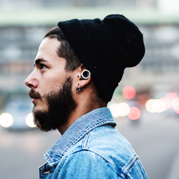 Limousine Earplugs Knops Smooth Black nero